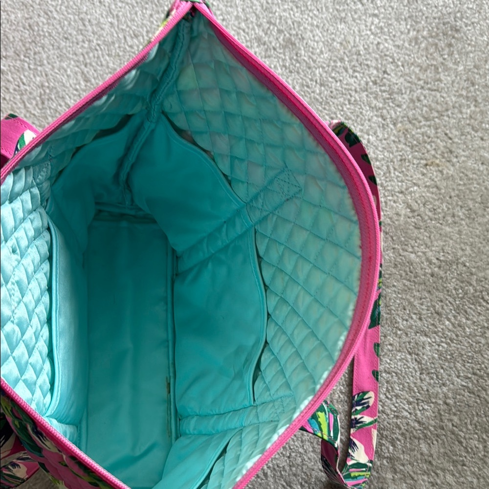 Floral Pink Tote Bag - Picture 11 of 12